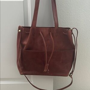Parker Clay Emma bucket tote - Clay Red